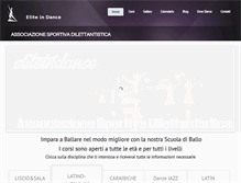 Tablet Screenshot of eliteindance.com
